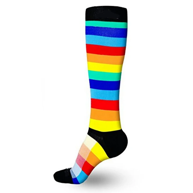 
Custom Running Sports Knee High compression Sock colorful Compression Socks 