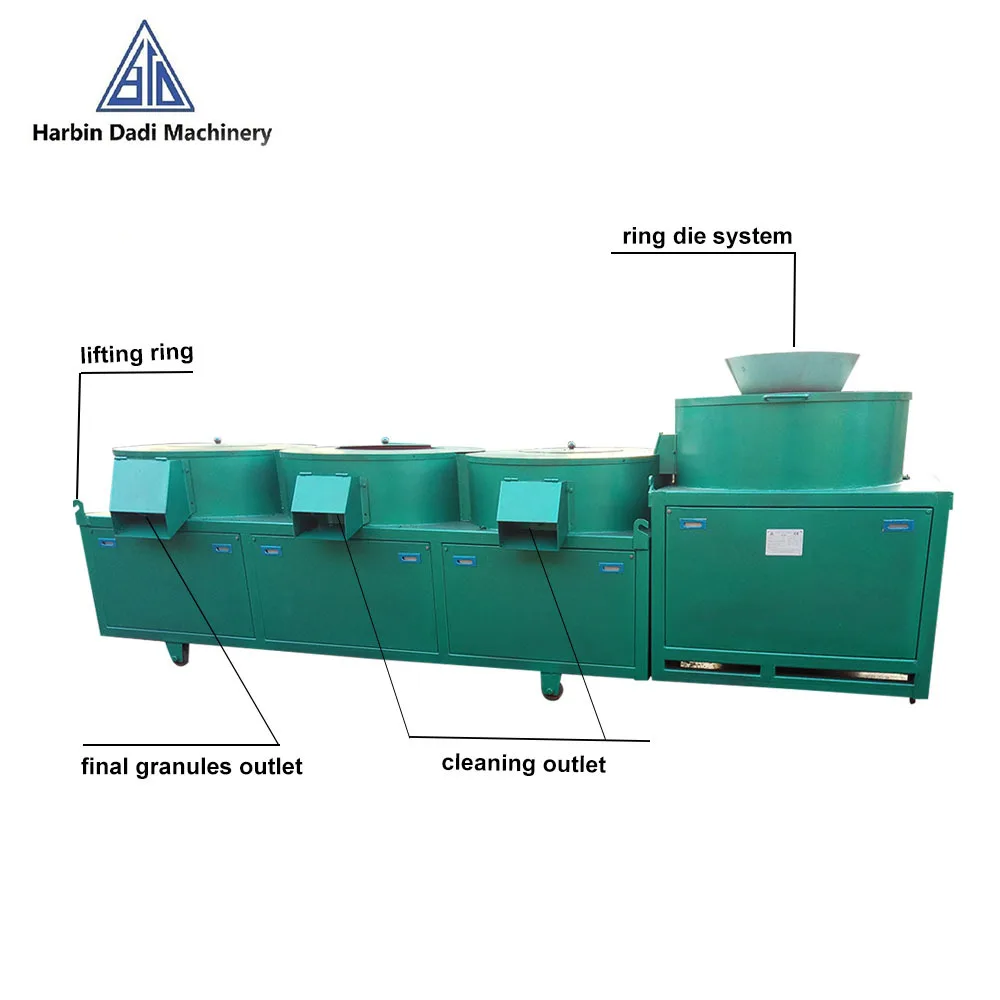 Organic Fertilizer Pelletizer Cow Manure Pelleting Equipment