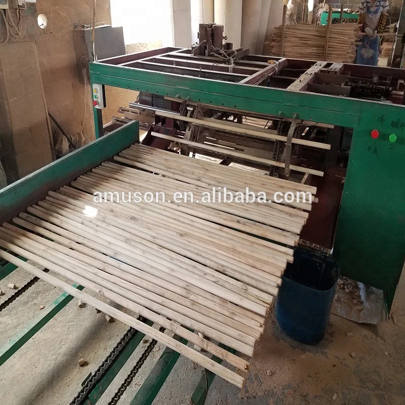 Eucalyptus wood factory directly broom handle natural wooden broom handle