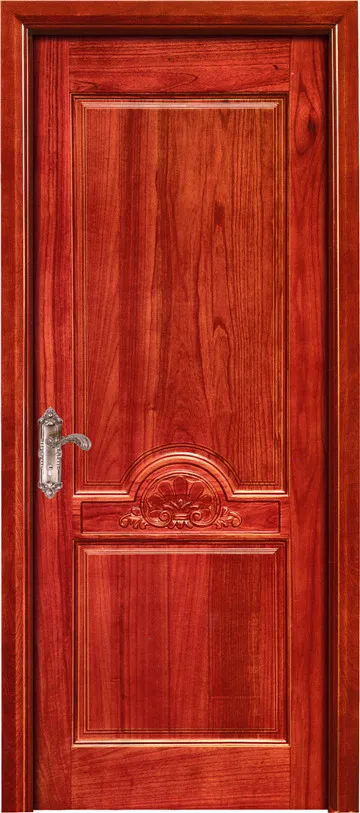 Hotel pvc bathroom door glass inserts wooden frame door pvc coating door for sale