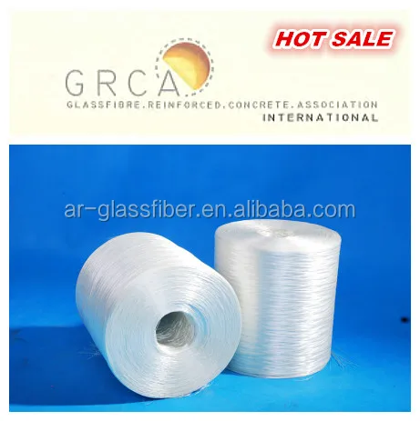 
Alkali resistant glassfibre roving for GRC production 