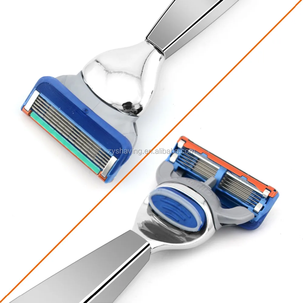 High quality Wood Pattern Alloy Handle 5 Blade Barber Shaving Safety Razor