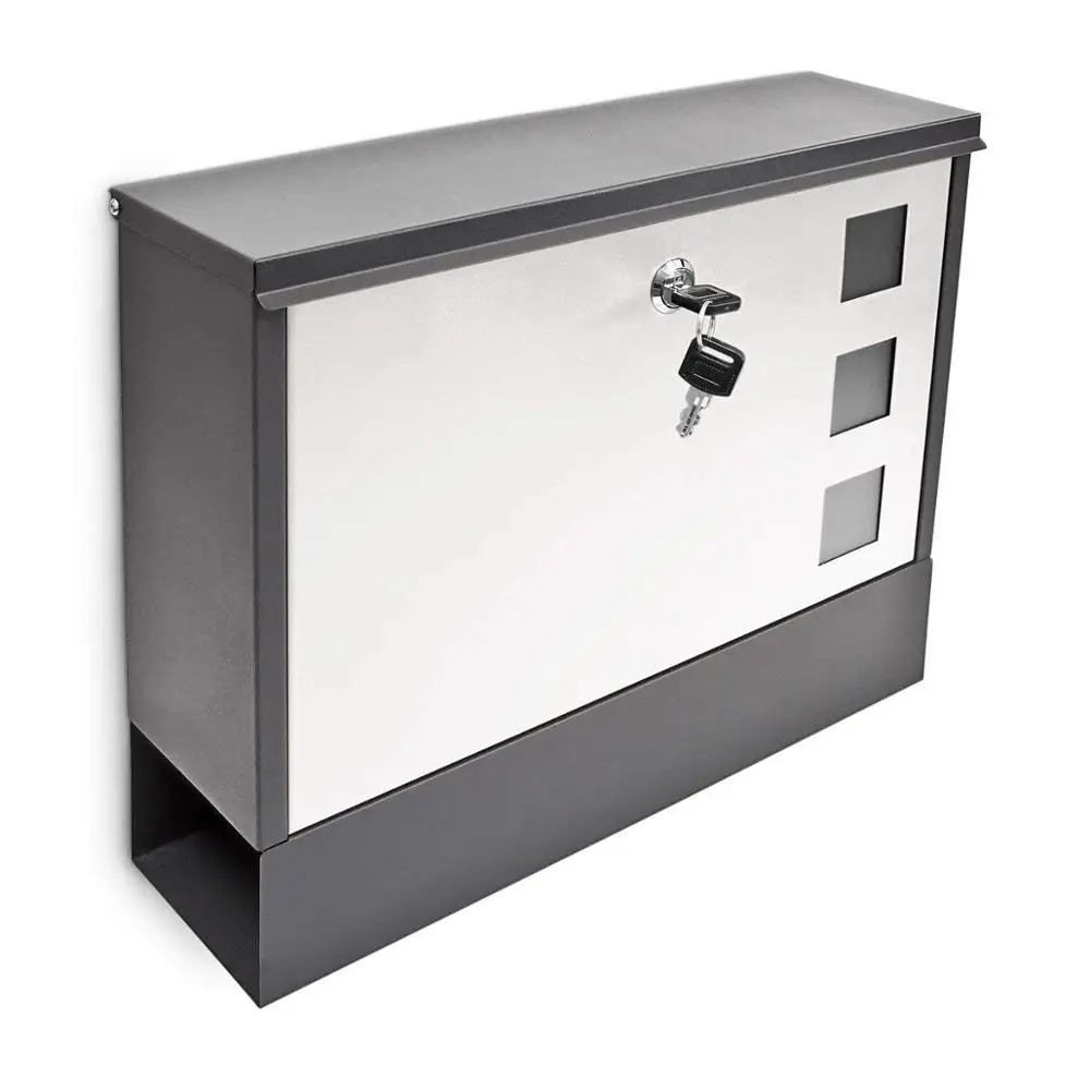 Custom stainless steel wall mounted outdoor letter box
