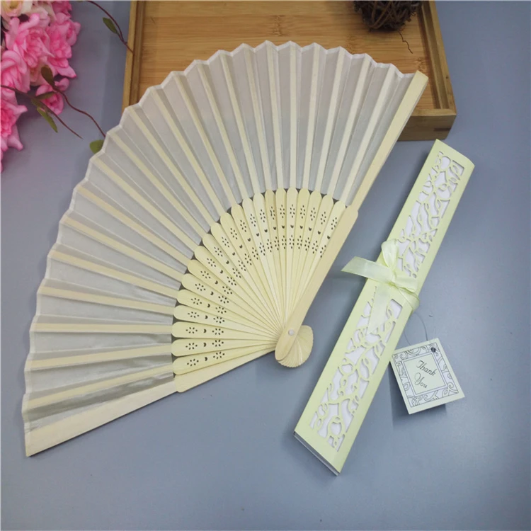 Cheap Wholesale Chinese Style Silk Dance Folding Fan Wedding Gift Fan For Ladies