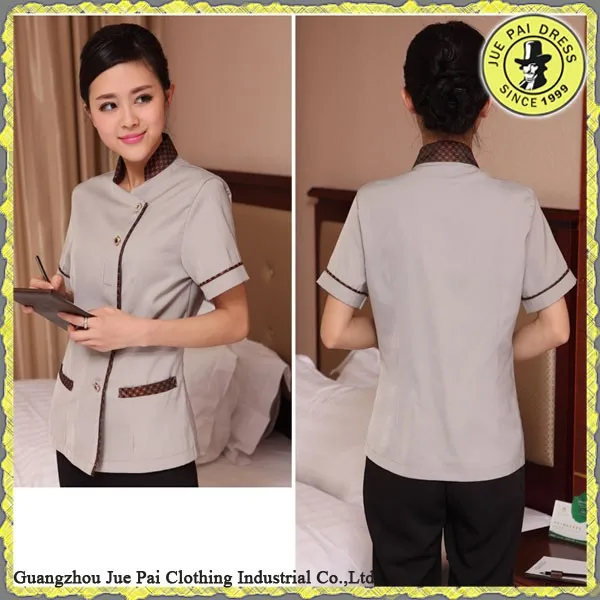 Low Price Unisex Professional Hotel Cleaning Staff Uniforms
