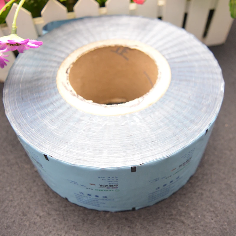 Custom Printed BOPP Flexible Non Adhesive PVC PET PE Stock Food Grade Auto Packing Roll Plastic Laminated Aluminium Film