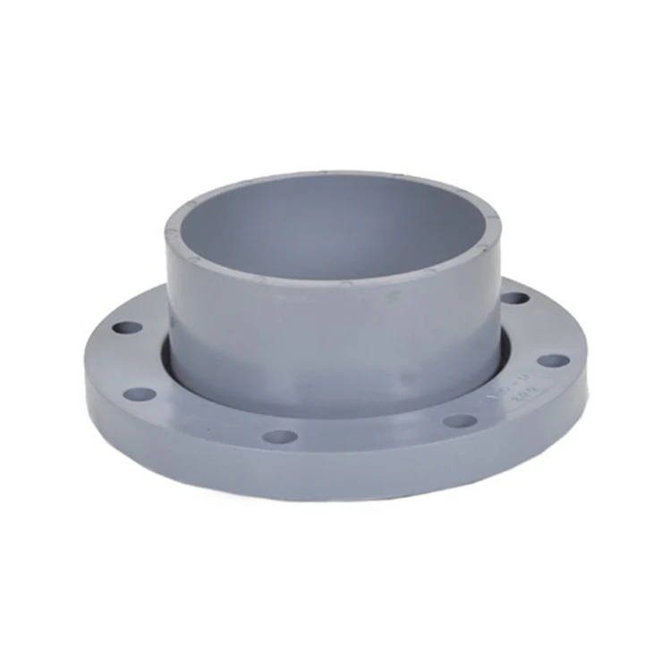UPVC PVC Socket Flange With Rubber Ring