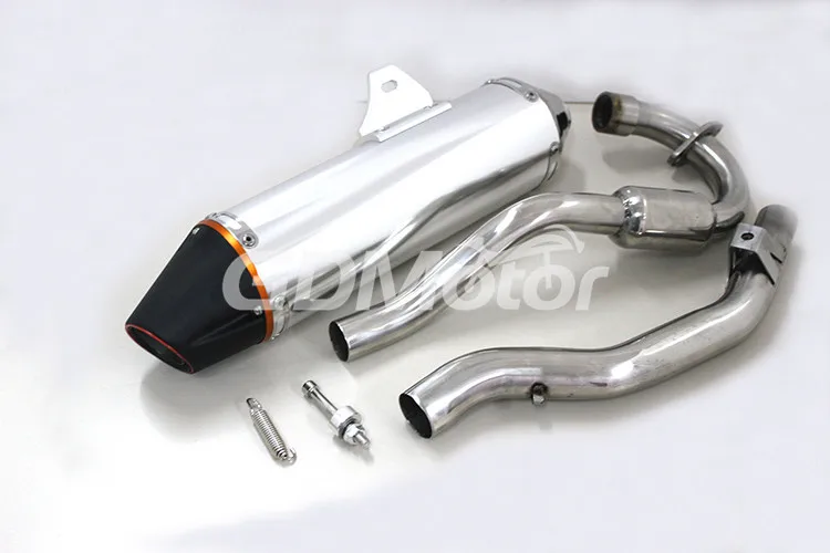 Made in China carbon fiber Aluminum  exhaust slip on motorcycle For CBR CBR125 CBR250 CB400 CB600 YZF FZ400 Z750