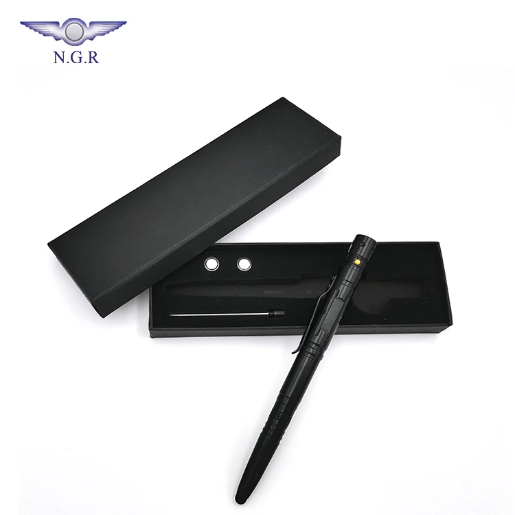 Новейшая многофункциональная тактическая ручка 5 в 1 со стилусом для сенсорного экрана + светодиодная подсветка + многофункциональный инструмент + Вольфрамовая головка для выключателя стекла