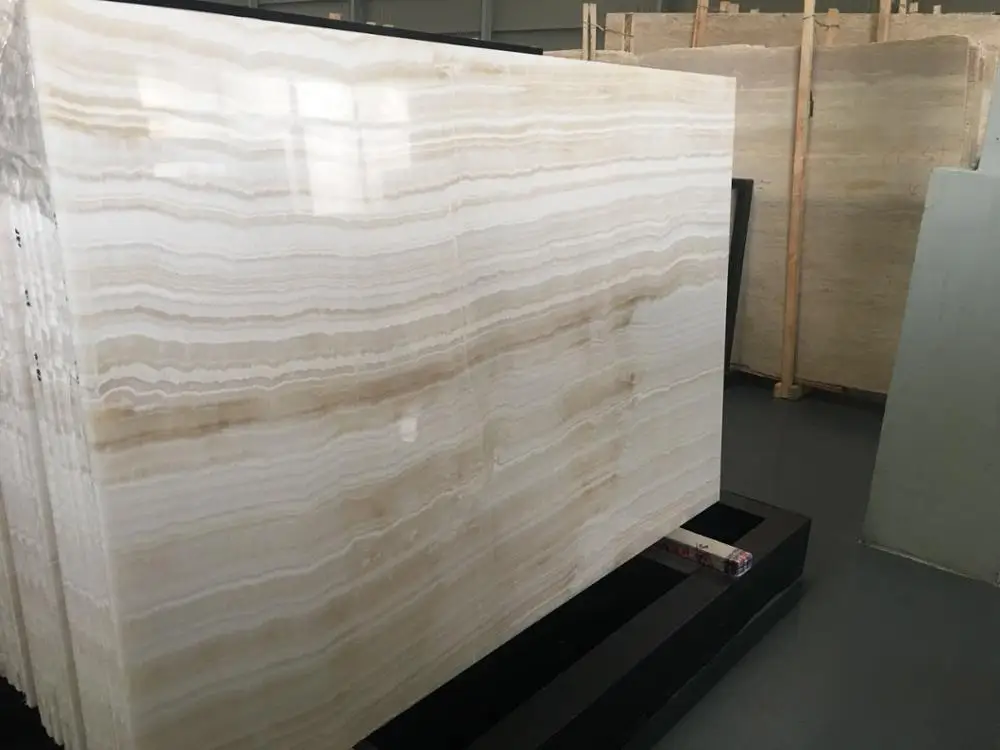 white onyx marble slab