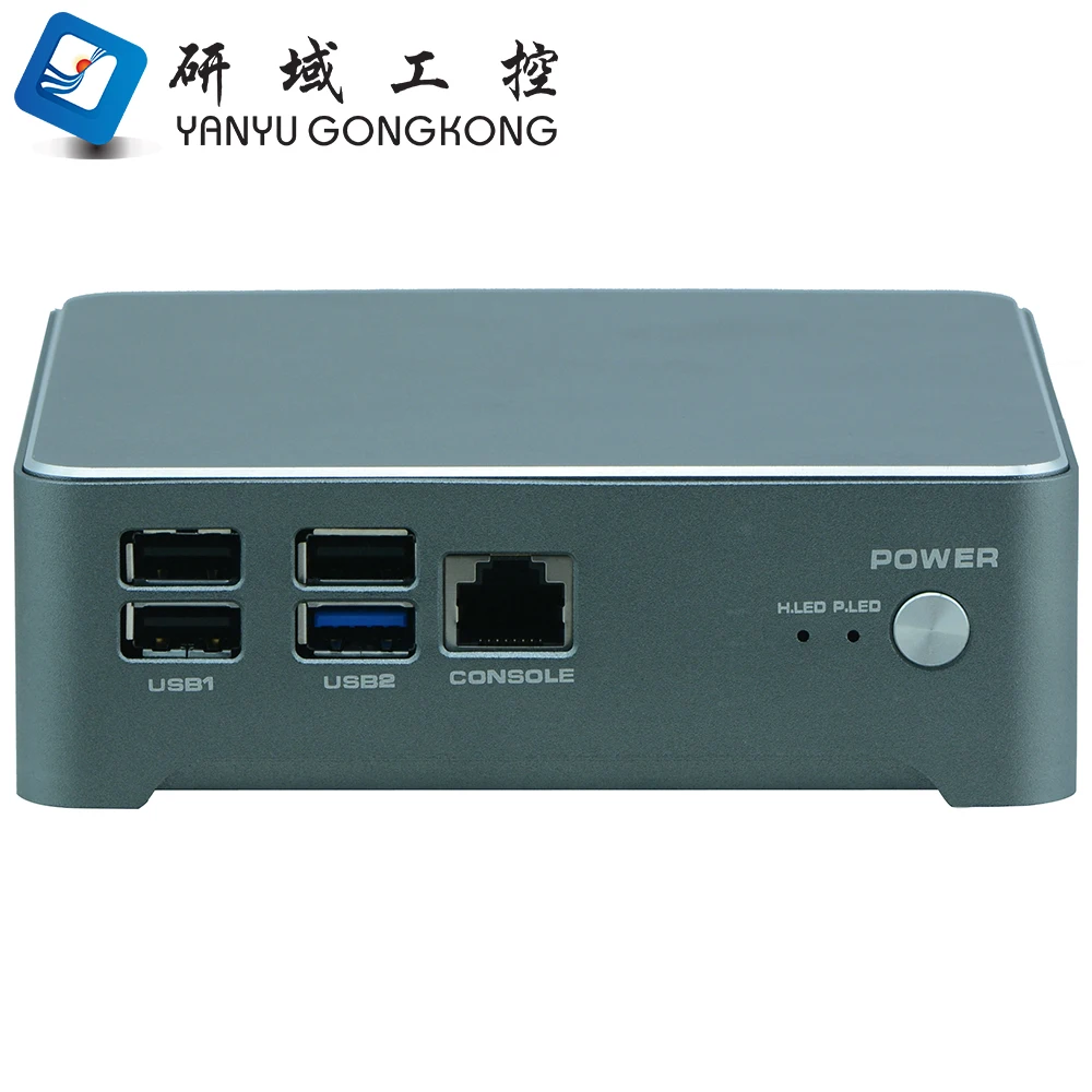 N3925BZ i3 i5 2 LAN Port Fanless Nano Computer Desktop Mini PC 12V