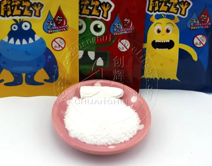 Bullet Shaped Candy with Sour Powder