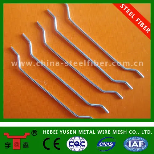 
glued end hook steel fiber for concrete/building material price 