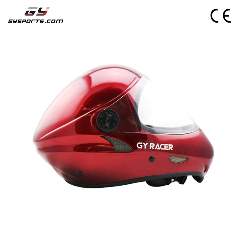 2018 new developed EPS liner velvet Fiberglass  fullface helmet