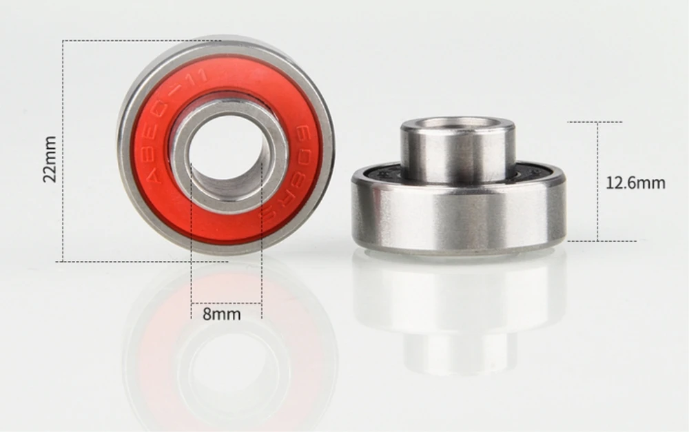 
608ab bearing ABEC-7 608 608zb bearing 8*22*12.6 for skateboard 
