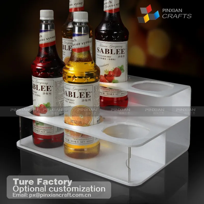 Factory custom-made clear Acrylic Cup Stand Beer Mug Holder Acrylic Wine Rack