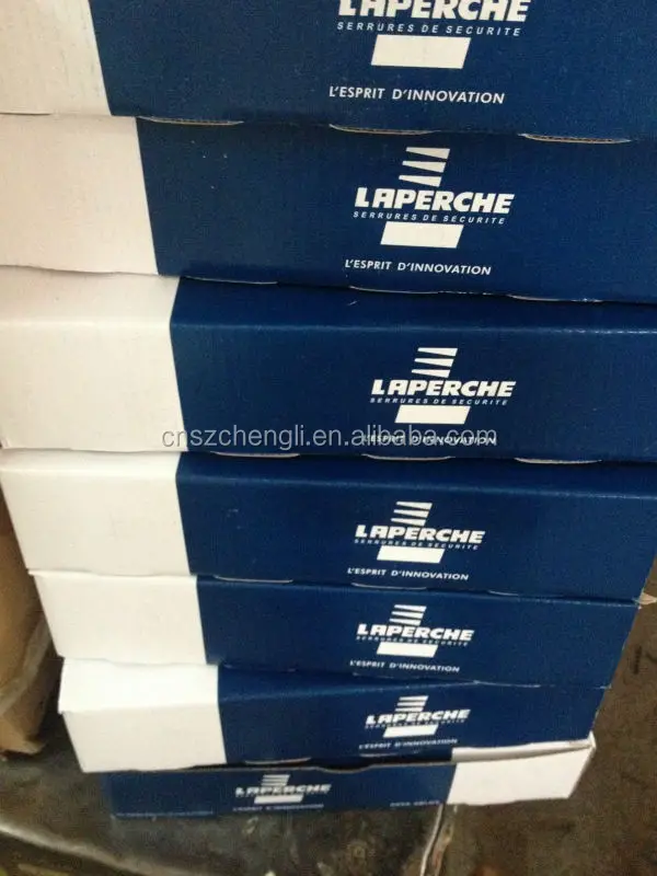 SECURITY LAPERCHE 6458 LOCK with wooden case