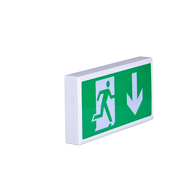 5W IP40 Illuminated fire escape route sign 3 year warranty exit box emergency sign box