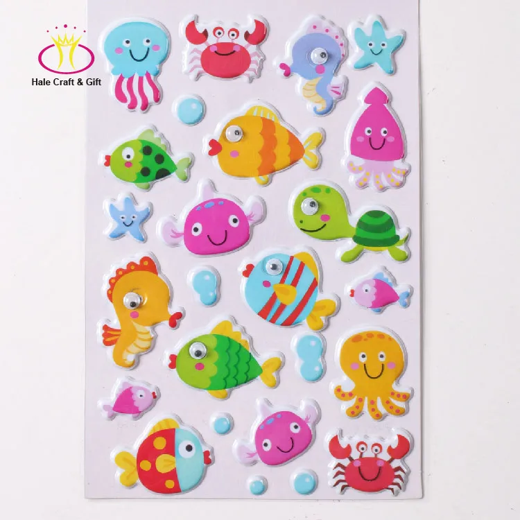 Wholesale Cheap Baby Kids Cute Googly Eyes Puffy Foam Craft Sheet Sticker