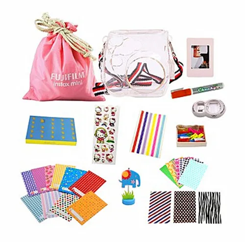 Fujifilm Instax Mini 7s Instant Camera Accessory Bundles Set Mini 7s PVC hard Case Self Portrait