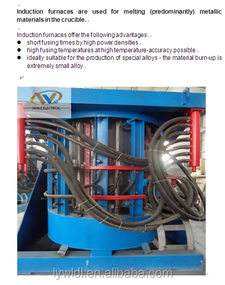 0.5 ton capacity 2015 induction melting furnace