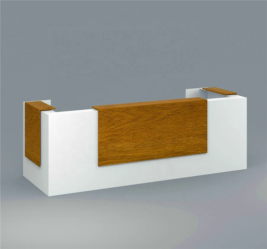 Antique fitness center 2 person reception desk (HX-8NE080)