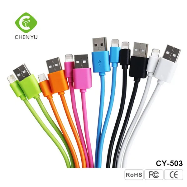 Гарантия 12 месяцев оптовая 2.4a 8-контактный разъем Mini USB кабель для зарядки для iPhone