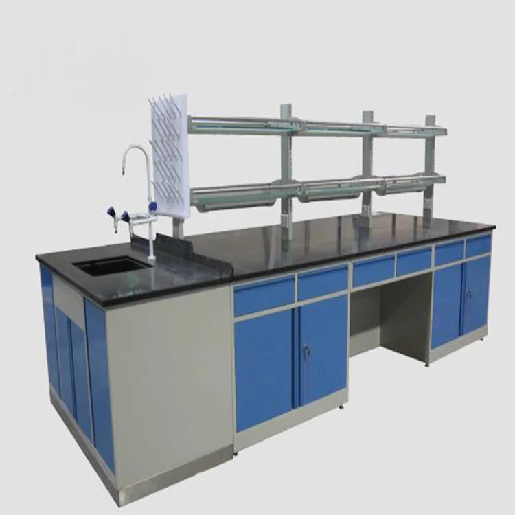 Лабораторная мебель/островный центр химический металлический лабораторный стол/Университетская научная Настройка