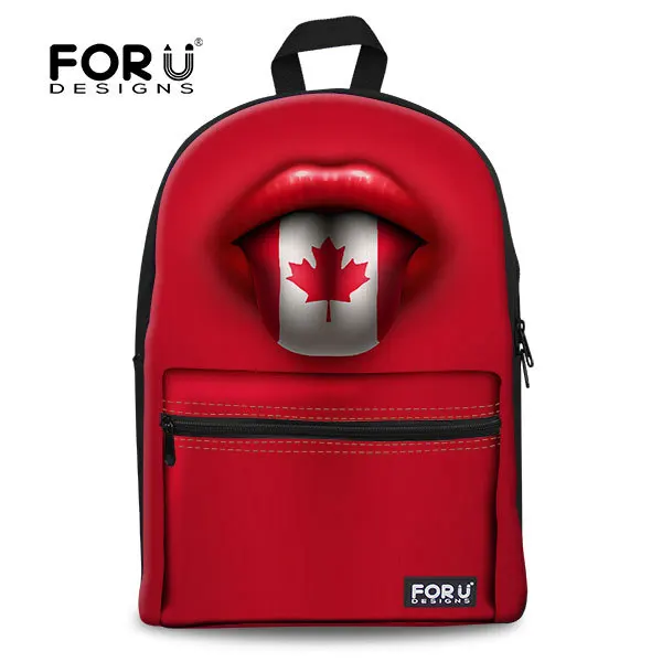 Canada Youth Magic Star Red Backpack
