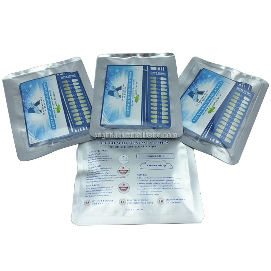OEM Oral hygiene teeth whitening dental whitening strips 3D strong brightening strips