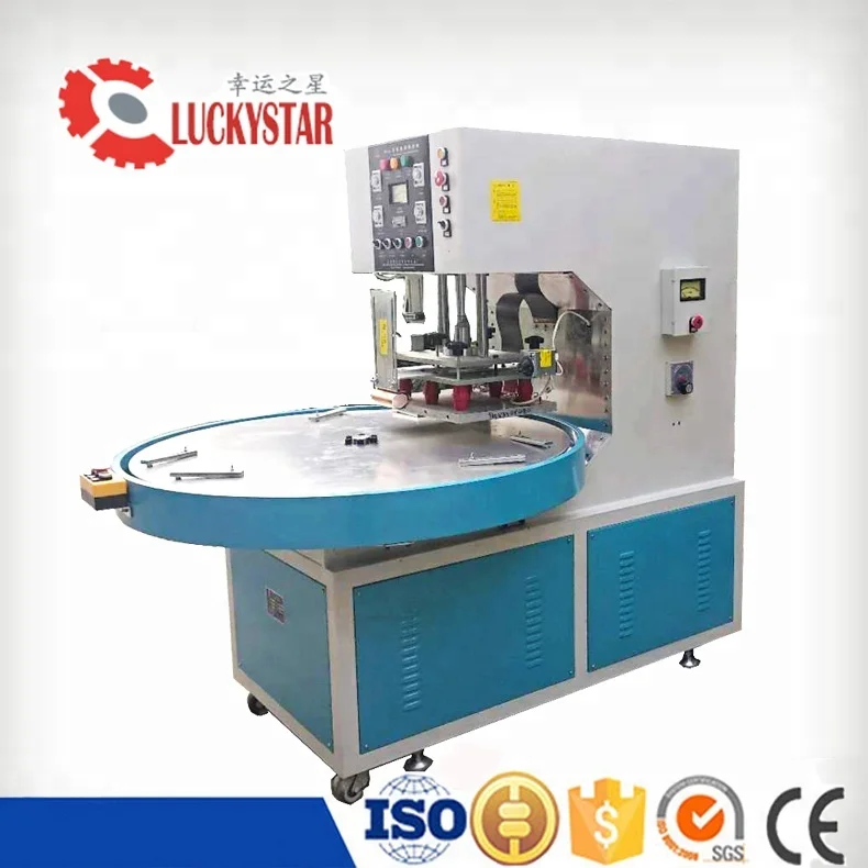 turntable HF welding machine with PLC controlled cheaper price