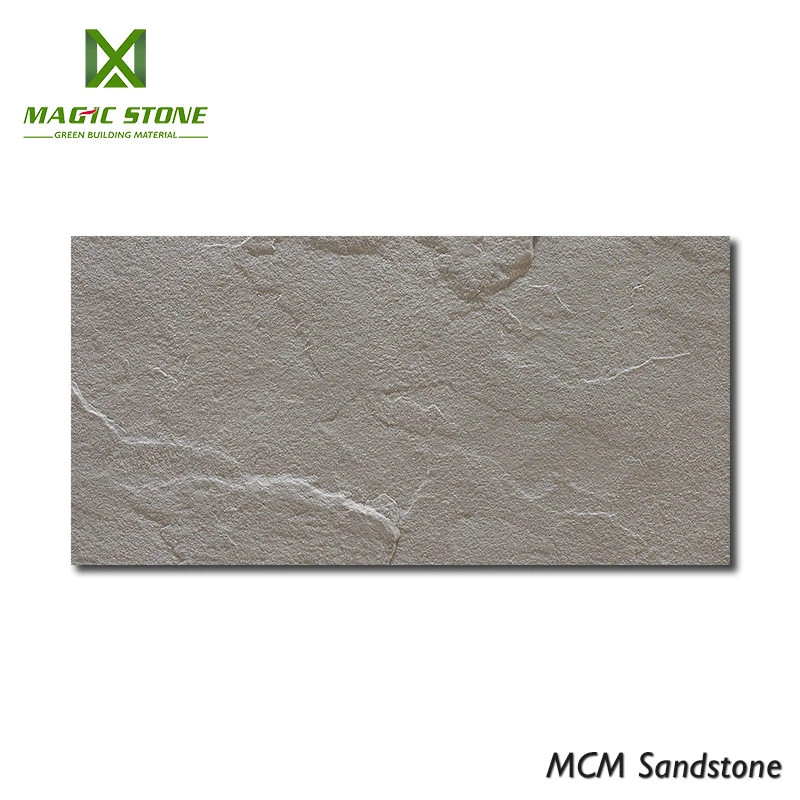 Sandstone MCM Flexible Natural Stone Rock Like Surface Interior Decorative Tile