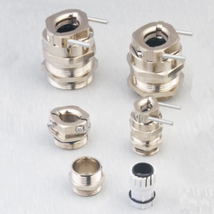 IP68 двойной замок кабельный ввод низкая цена латунь показателя Взрывозащищенный Кабельный Ввод