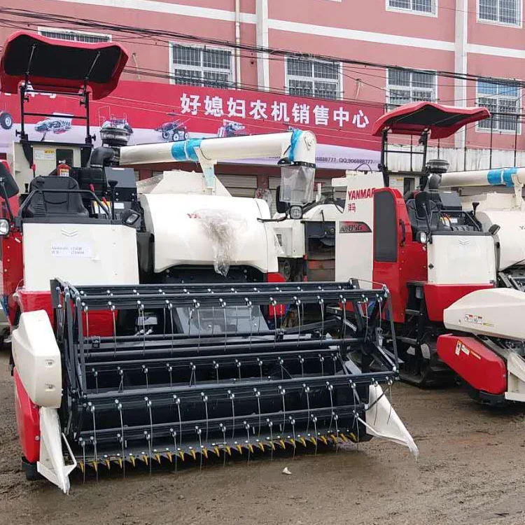 low price Japan AW85G rice wheat combine harvester