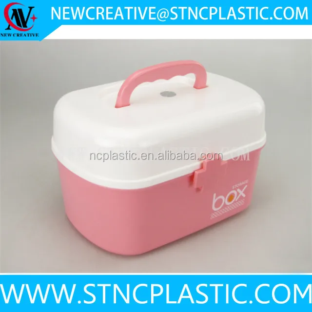 New Storage organizer family plastic first aid box with handle