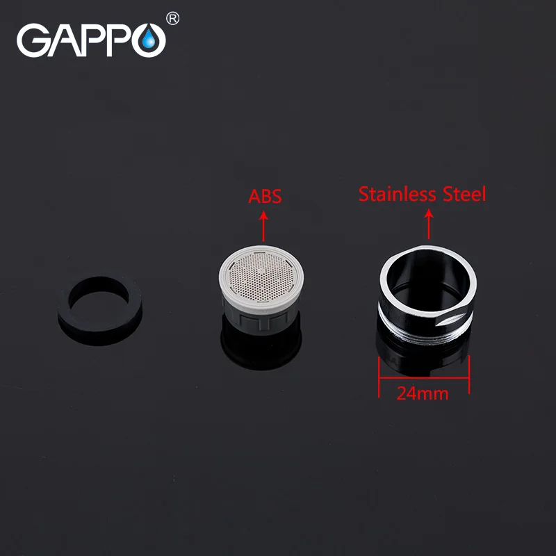Gappo Brass Shell Plastic Mesh Aerator M24 Water Saving Faucet Aerators G72-1
