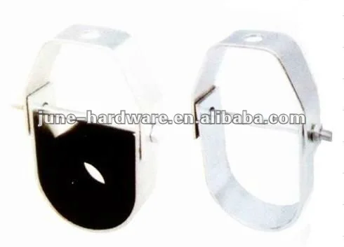 Galvanized steel clevis pipe clamp