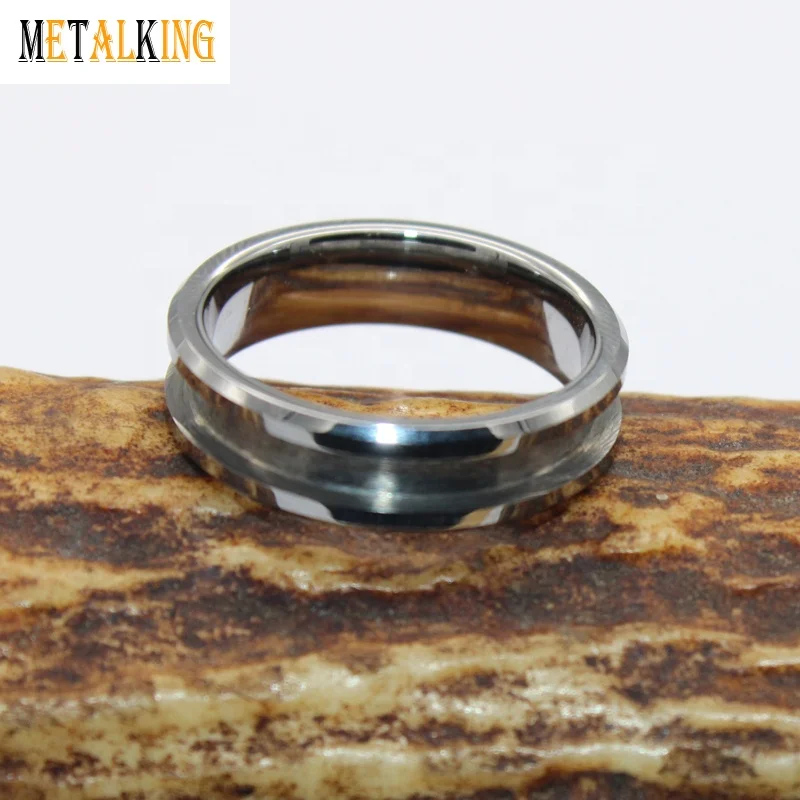 Factory Price Wholesale Tungsten Carbide Blank Rings For Inlay ,Grooved 3mm Width,1.3mm Depth
