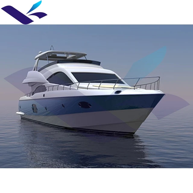 77ft   luxury fiberglass yacht  China manufacturer  for sale