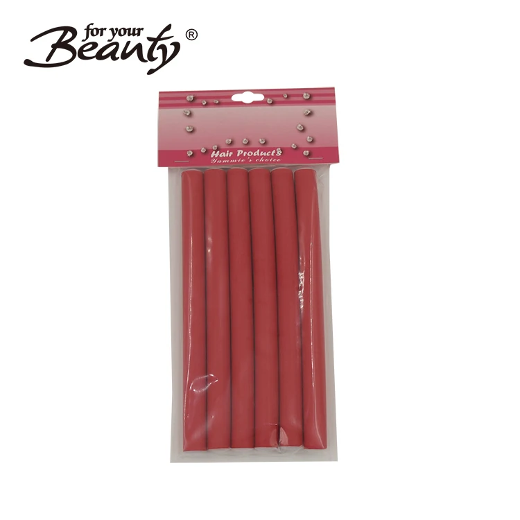 Wholesale Fashion Lady DIY Styling Rouleau de cheveux Hair bendable rubber twist flex rods magic hair curlers rollers