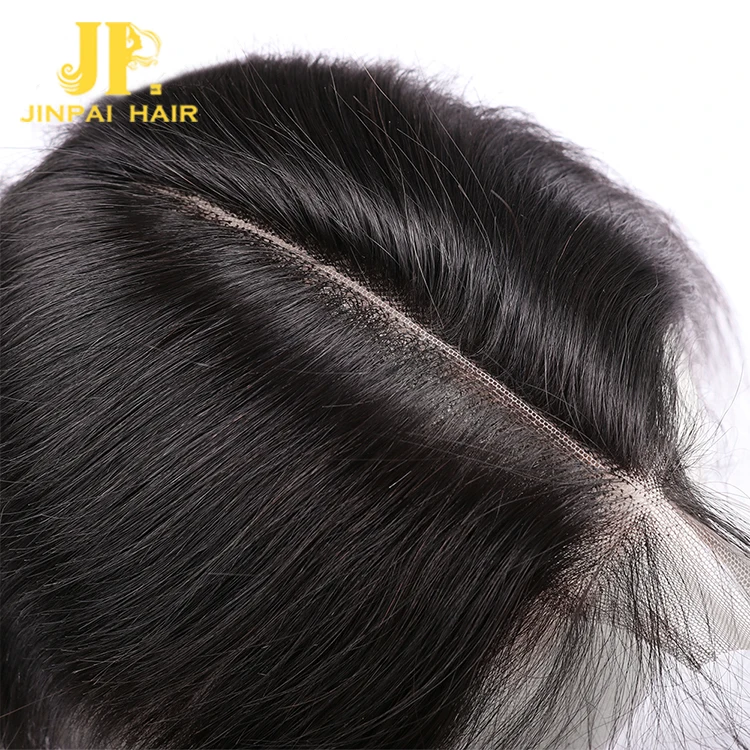 JP Wholesale Brazilian Body wave Hair Kim K 2*6 2x6 Swiss Lace Closure With Baby Hair 100% Human Hair Middle Part Lace Closure
