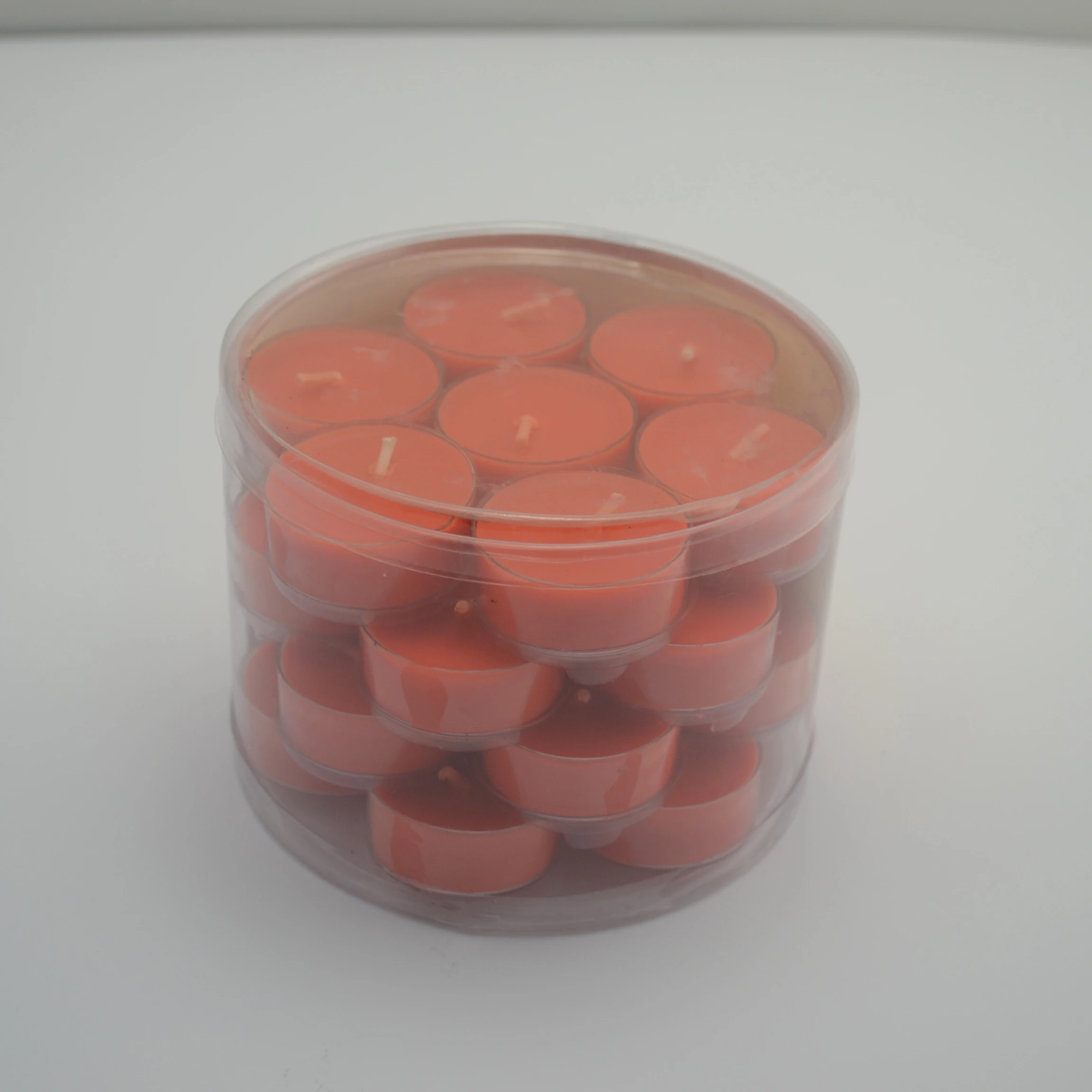 Wholesale Custom High Quality Clear Transparent Plastic Packing Cylinder Wax Melts Candle Jar Packaging Boxes Container with Lid