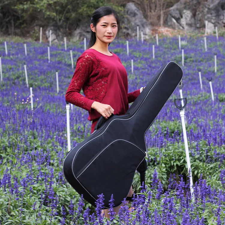 B41-B9 Wholesale 600D oxford waterproof shakeproof guitar bag