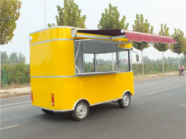 OEM Mobile Electric Snack Vending Truck Fast Outdoor Street Kitchen Food Cart Trailer for Sale Hot Dog
