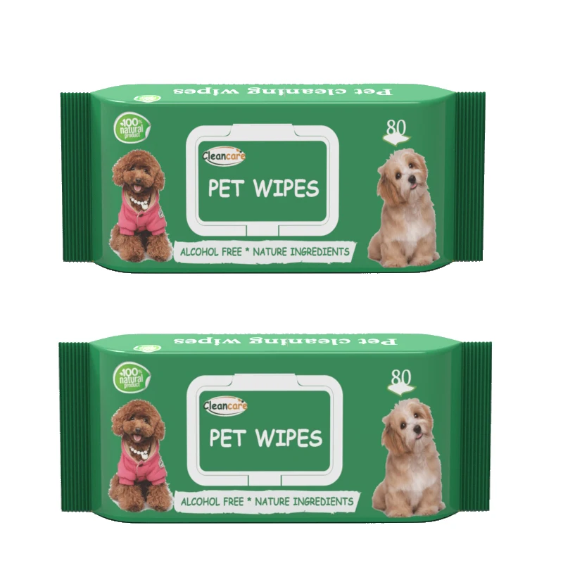 Многофункциональные влажные салфетки для чистки собак и щенков