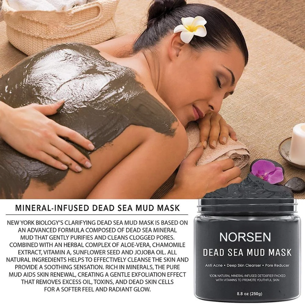 Hot Selling Face Care Anti Ance Shrink Pores Dead Sea Mud Face Mask