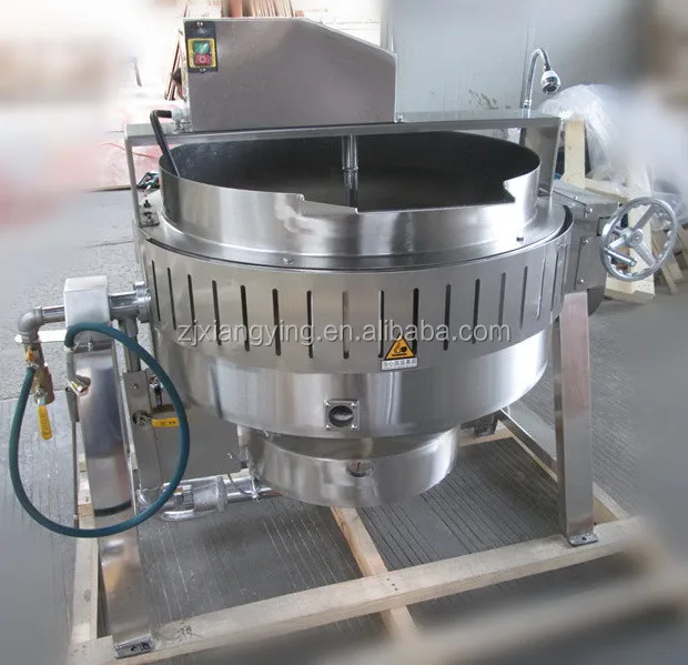
XYJBG-200 Gas automatic cooking machine 200L / sauce mixing kettle with stirrer pot/ bone broth soup boiling kettle 