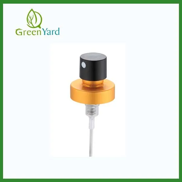 Aluminium metal black crimp perfume spray crimp pump for fragrance bottle