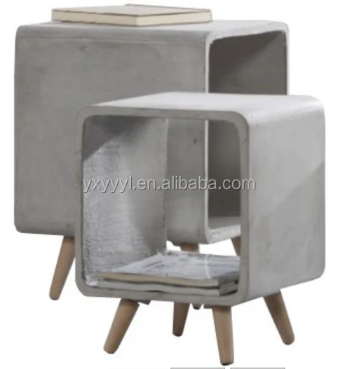 Block Concrete Outdoor Table and Sets