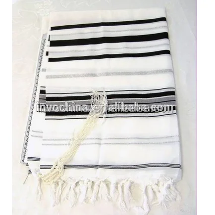 Traditional Tallit 100% Wool Tallis Talit or Tallit  R-70 FRUM SIZE